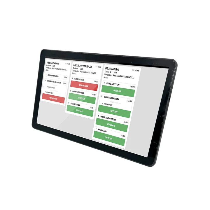 Tablet industrial 18.5" para comandas y pedidos